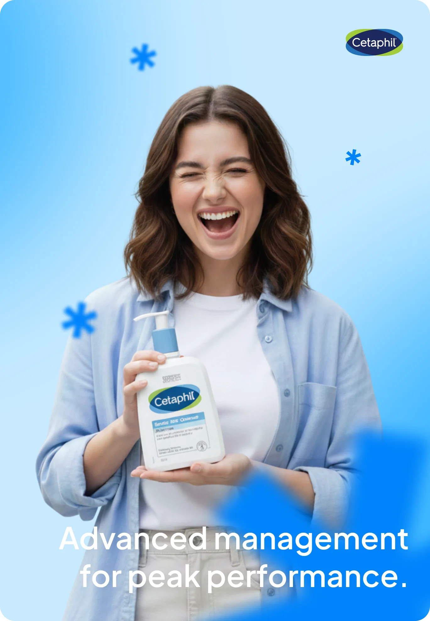 women with cetaphil products